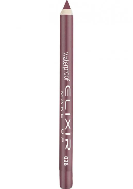 Олівець для губ водостійкий Waterproof Lip Pencil №026 Iris Mauve - фото 1