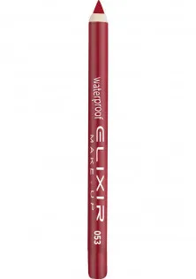 Олівець для губ водостійкий Waterproof Lip Pencil №053 Vermillion Red за ціною 78₴  у категорії Косметика для губ Країна виробництва Греція