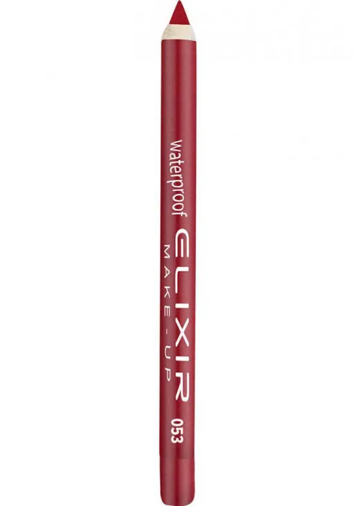 Олівець для губ водостійкий Waterproof Lip Pencil №053 Vermillion Red - фото 1