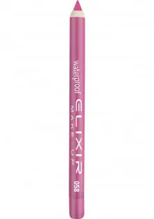 Олівець для губ водостійкий Waterproof Lip Pencil №058 Hot Pink за ціною 78₴  у категорії Контурні олівці для губ