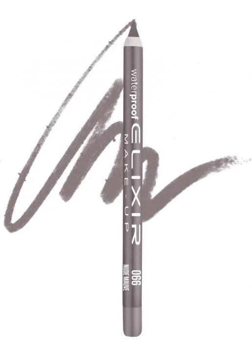 Олівець для губ водостійкий Waterproof Lip Pencil №066 Nude Maue - фото 1
