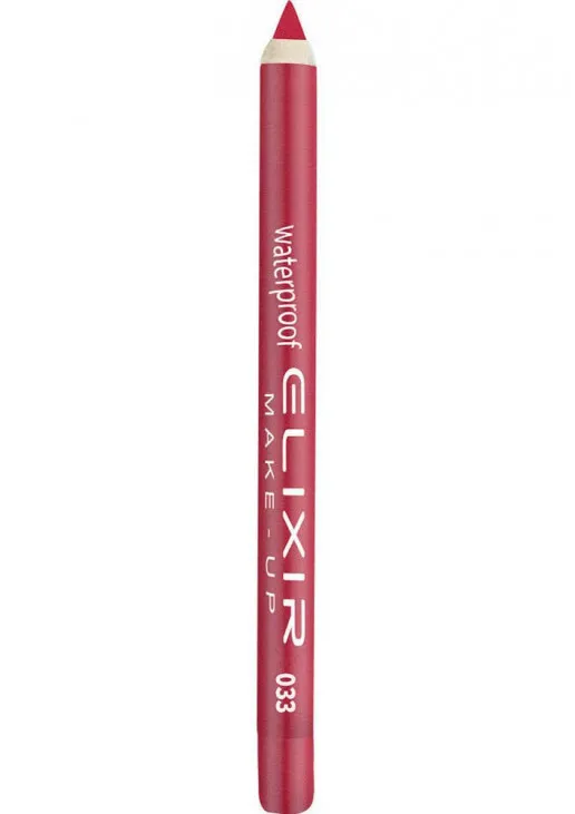 Олівець для губ водостійкий Waterproof Lip Pencil №033 Metallic Coral - фото 1