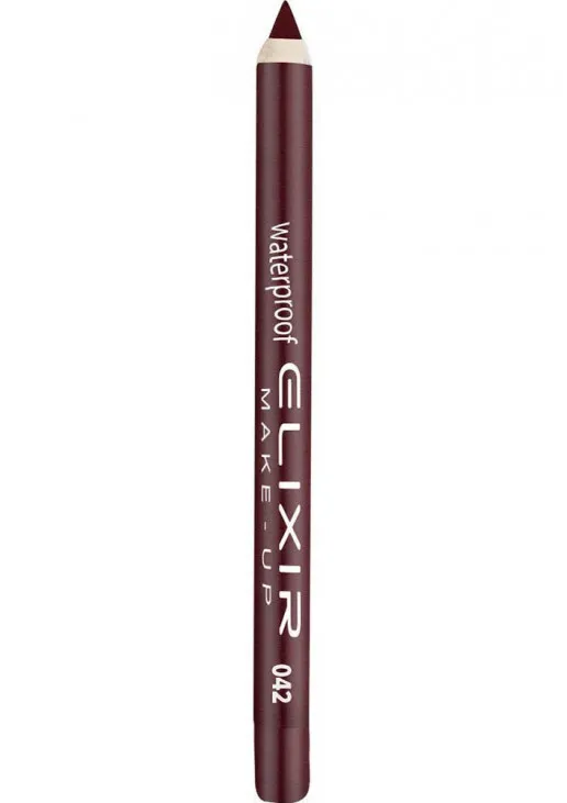 Олівець для губ водостійкий Waterproof Lip Pencil №042 Marron Red - фото 1