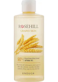 Тонер для обличчя з рисом та центеллою Rosehill Grains Skin за ціною 269₴  у категорії Знижки Тип Тонер для обличчя