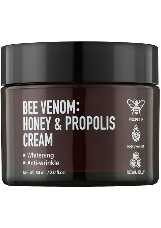 Крем для лица Bee Venom Honey & Propolis Cream с пчелиным ядом, медом и прополисом для лица - фото 1