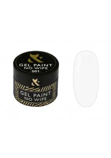 Гель-краска F.O.X Gel Paint No Wipe №001, 5 ml в Украине