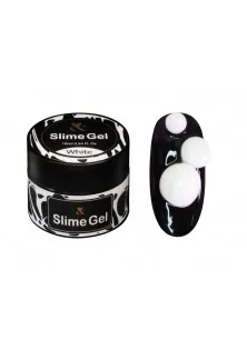Гель-жуйка для дизайну F.O.X Slime Gel White, 10 ml за ціною 220₴  у категорії F.O.X Тип Гель для нігтів