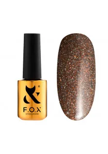 Гель-лак для нігтів F.O.X Sparkle №001, 7 ml за ціною 180₴  у категорії Базове покриття F.O.X Base Flash Cat Eye №006, 5 g