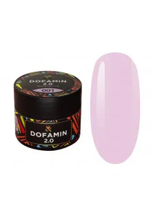 Камуфлююче базове покриття F.O.X Base Dofamin 2.0 №001, 10 ml за ціною 170₴  у категорії Будівельний гель вітражний F.O.X Vitrage Builder Gel Pink, 15 ml