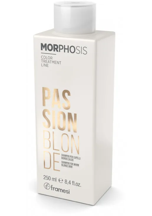 Шампунь для теплих відтінків світлого волосся Morphosis Passion Blonde Shampoo - фото 1