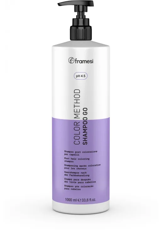 Шампунь для стабілізації кольору після фарбування Color Method Shampoo Go - фото 1