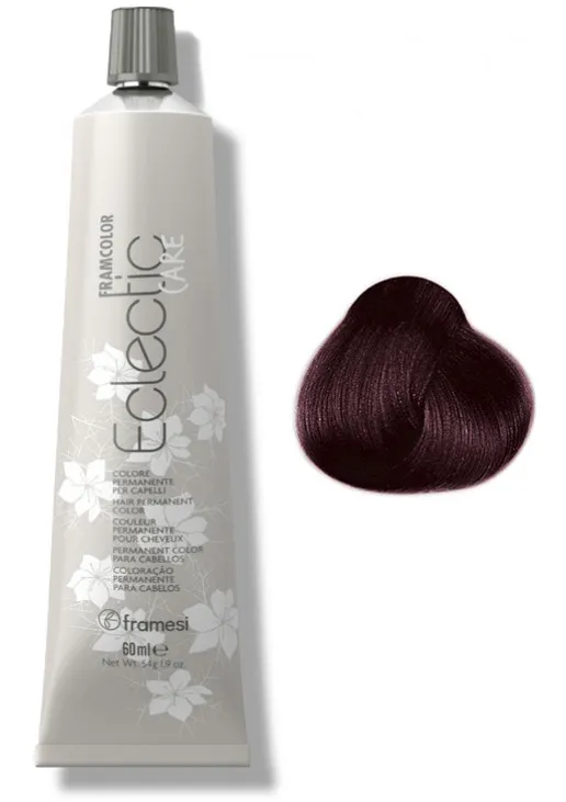 Cтійка фарба для волосся без аміаку та ароматизаторів Framcolor Eclectic Care 5.6