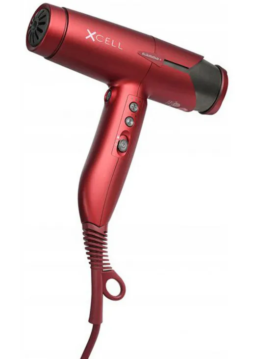 Фен з 5 насадками Hair Dryer Xcell Red - фото 1