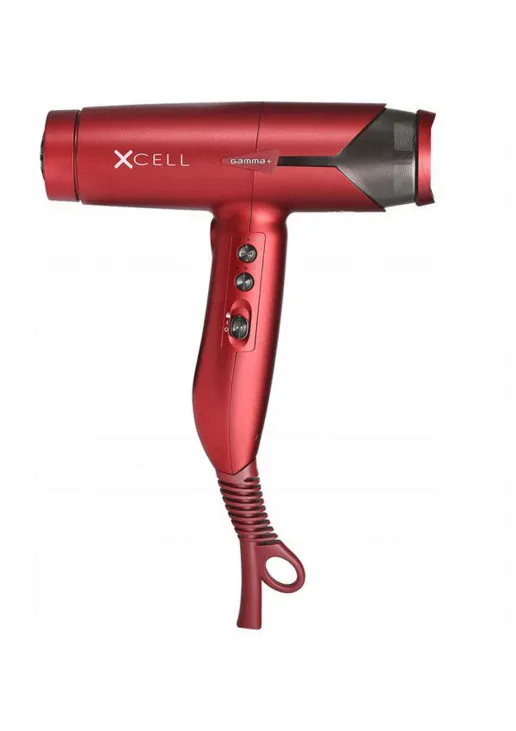 Фен з 5 насадками Hair Dryer Xcell Red - фото 3