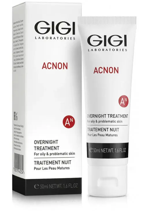 Gigi Cosmetic Labs Нічний крем для жирної та проблемної шкіри Acnon Overnight Treatment - фото 1