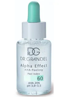 Яблучна, лимонна, гліколева, молочна, винна кислоти Alpha Effect AHA Peeling Peel Index 60 за ціною 0₴  у категорії Засоби для очищення шкіри обличчя Бренд Dr. Grandel