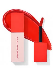 Тінт для губ Velvet Lip Tint №01 Cherry Tomato Red за ціною 270₴  у категорії Косметика для губ Стать Для жінок