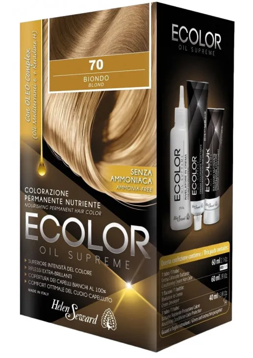 Helen Seward Набір для фарбування волосся Ecolor Oil Supreme Blond - фото 1