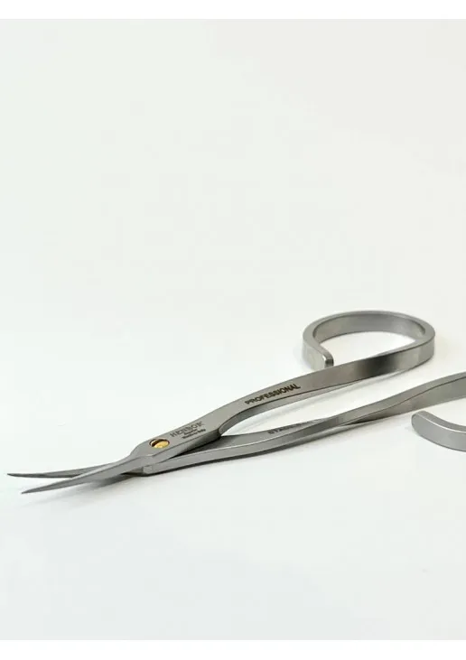 Професійні зігнені ножиці для кутикули 3.5 - фото 2