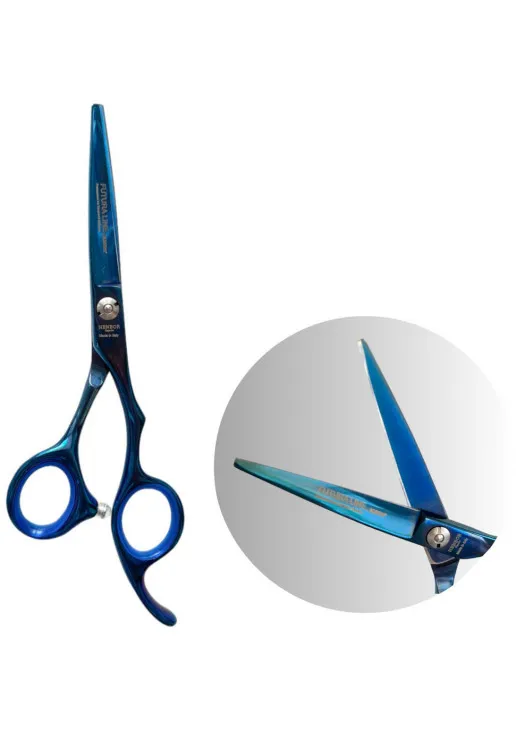 Професійні ножиці для волосся Professional Scissors Inox 5.5 Blue - фото 2