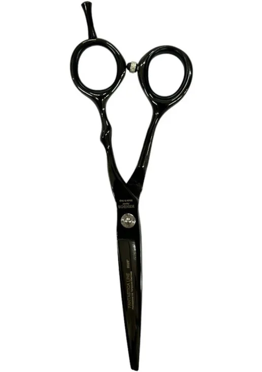Професійні ножиці для волосся з оксамитовим футляром Professional Scissors Inox 6 Black - фото 1
