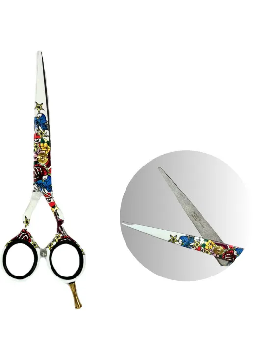 Професійні ножиці для волосся Professional Scissors Inox 6 Tattoo - фото 2