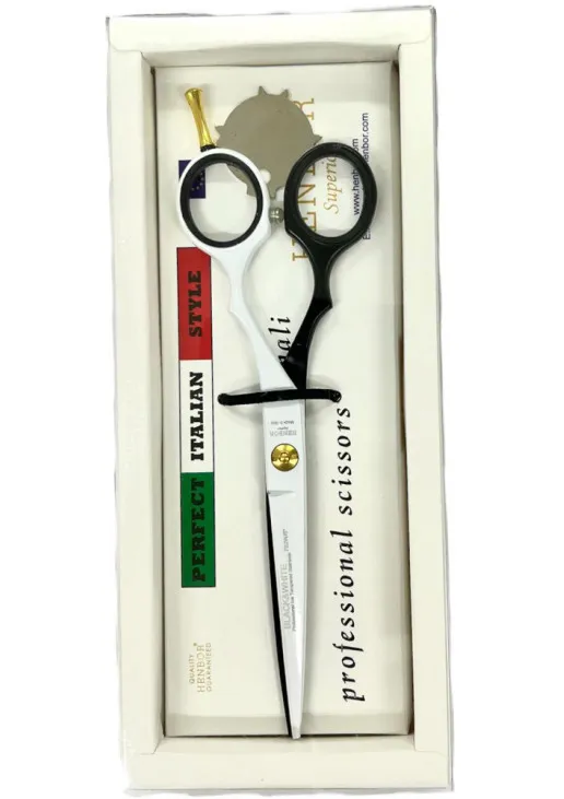 Професійні ножиці для волосся Professional Scissors 6 Black & White - фото 1