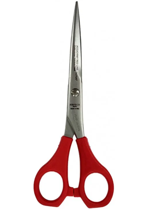 Ножиці для волосся з червоною ручкою Professional Scissors Inox 6.0 - фото 2