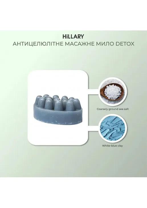 Антицелюлітне масажне мило Detox Natural Soap - фото 5