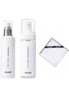 Набір для 2-етапного очищення сухої та чутливої шкіри Double Dry Skin Cleansing за ціною 993₴  у категорії Знижки Бренд Hillary Cosmetics