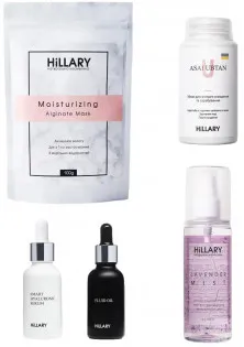 Набір для шкіри обличчя, схильної до сухості за ціною 1807₴  у категорії Косметика для обличчя Бренд Hillary Cosmetics
