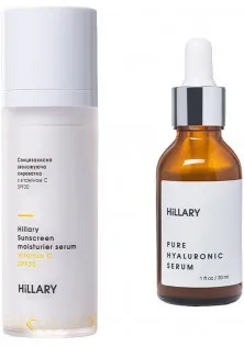Набір сироваток для обличчя за ціною 1213₴  у категорії Захист від сонця Бренд Hillary Cosmetics