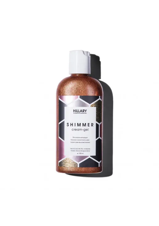 Шиммер крем-гель та парфумований скраб для тіла Shimmer Cream-Gel And Perfumed Oil Scrub Flowers - фото 2