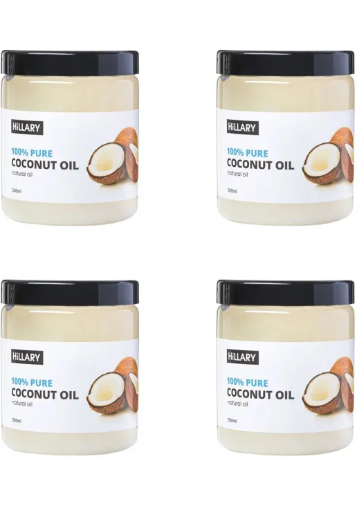 Сет рафінованих кокосових олій 100% Pure Coconut Oil - фото 1