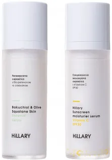 Купити Hillary Cosmetics Набір сироваток для відновлення шкіри та захисту від сонця вигідна ціна