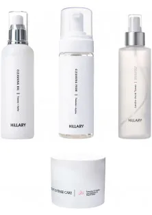 Набір базового догляду за жирною та проблемною шкірою Oil Skin Basic Care за ціною 2103₴  у категорії Hillary Cosmetics Об `єм 4 шт