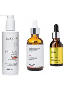 Набір проти випадіння волосся за ціною 1287₴  у категорії Hillary Cosmetics Тип волосся Усі типи волосся
