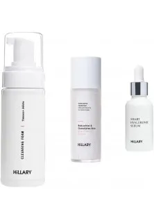 Купить Hillary Cosmetics Трехшаговый комплекс для ухода за жирной кожей Step 3 Cleansing And Moisturizing выгодная цена
