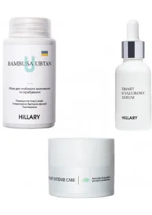 Купити Hillary Cosmetics Набір для догляду за сухою та чутливою шкірою обличчя Top 3 For Dry Skin вигідна ціна