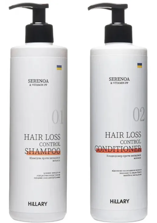Набор шампунь и кондиционер Serenoa & РР Hair Loss Control - фото 1