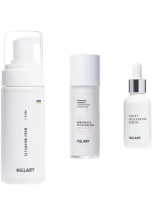 Купить Hillary Cosmetics 3-х шаговый комплекс для нормального типа кожи Step 3 Cleansing And Moisturizing выгодная цена