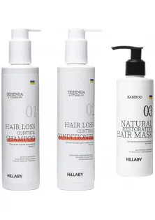 Набір для догляду за волоссям Serenoa & РР Hair Loss Control And Bamboo Hair Mask за ціною 1189₴  у категорії Набори для волосся Тип волосся Усі типи волосся