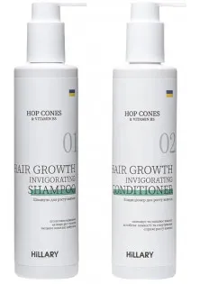 Зволожувальний набір для росту волосся Hop Cones & B5 Hair Growth Invigorating за ціною 700₴  у категорії Знижки Тип Набір