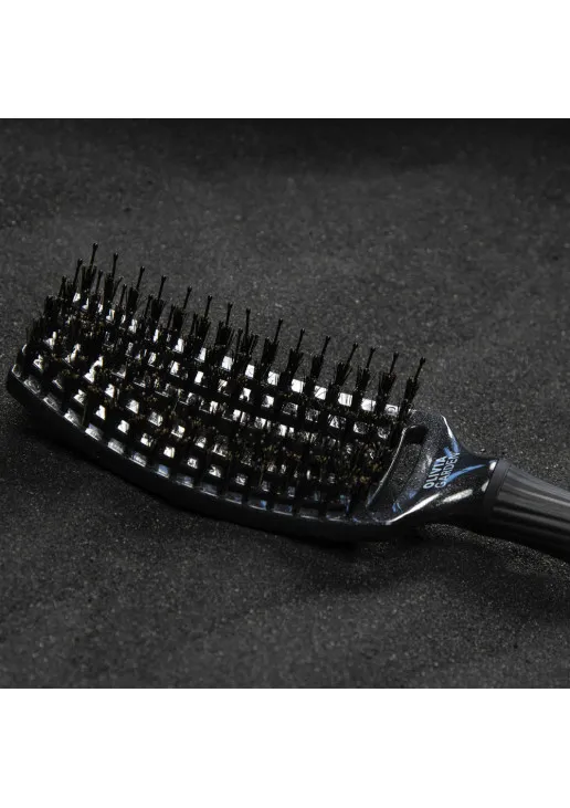 Щітка для волосся Finger Brush Care Iconic Boar & Nylon Black Onyx M - фото 2