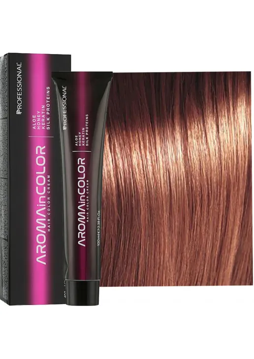 Крем-фарба для волосся Professional Permanent Colouring Cream №8.44 - фото 1