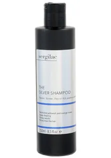 Шампунь для нейтралізації жовтого пігменту The Silver Shampoo за ціною 485₴  у категорії Косметика для волосся Бренд Sergilac