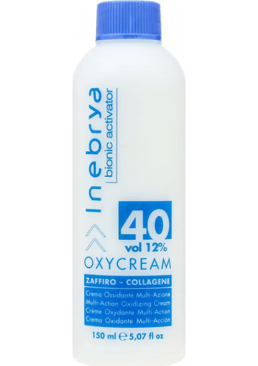 Крем-окислювач для волосся Oxycream Zaffiro-Collagene 40 Vol 12% - фото 2
