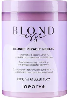 Інтенсивна живильна маска для волосся відтінків блонд Blonde Miracle Nectar за ціною 470₴  у категорії INEBRYA Ефект для волосся Від посічення волосся