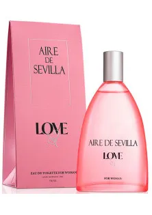 Парфумована вода з квітково-фруктовим ароматом Aire De Sevilla Love за ціною 950₴  у категорії Парфумерія Об `єм 150 мл