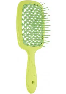 Щітка для волосся Superbrush жовто-зелена в Україні
